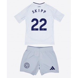 Leicester City Oliver Skipp #22 Dětské Alternativní dres komplet 2024-25 Krátký Rukáv (+ trenýrky)